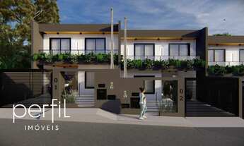 Imagem 5: Sobrado geminado em construção a venda com três quartos sendo uma suíte no bairro Costa e