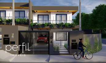 Imagem 4: Sobrado geminado em construção a venda com três quartos sendo uma suíte no bairro Costa e