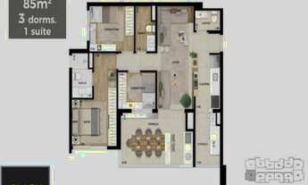 Imagem 7: Apartamento à venda no Tatuapé com 85 m² próximo ao metrô