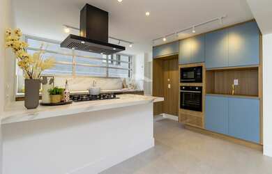 Imagem 2: Apartamento à venda em Higienópolis de 167m² com 3 quartos, 2 suítes e 2 vagas e cozinha c