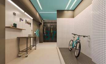 Imagem 7: Apartamento 55 m² com 02 quartos, sendo 01 suíte, 01 banheiro social, 01 sala para 2 ambie