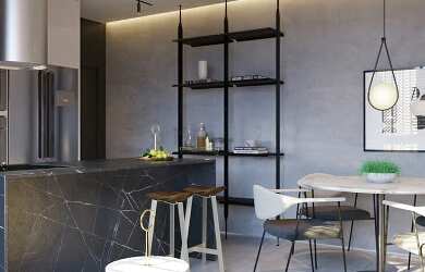 Imagem 2: Apartamento 2 quartos a venda medindo 64 m², sendo 1 Suíte máster, Sala de estar e Sala de