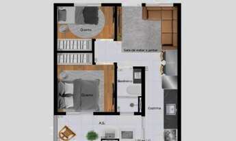 Imagem 5: Apartamento com 2 dormitórios à venda, 37 m² por R$ 210.000,00 - Vila Paranaguá - São Paul