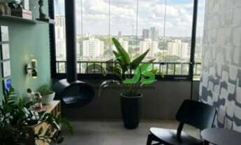 Imagem 5: Apartamento MODERNO COMPLETO EM PLANEJADOS, 02 dormitórios, 01 suíte, varanda c/ lareira