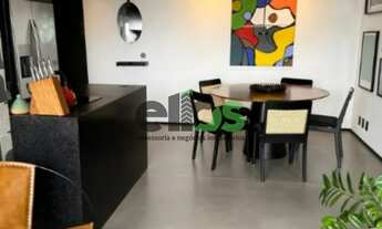 Imagem 7: Apartamento MODERNO COMPLETO EM PLANEJADOS, 02 dormitórios, 01 suíte, varanda c/ lareira