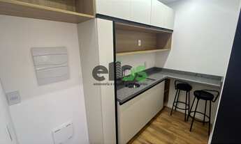 Imagem 4: Sala comercial com cozinha planejada, 02 sacadas, ar condicionado, 48,27m² para locação po