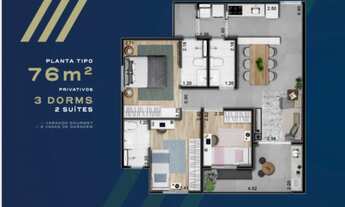 Imagem 2: Apartamento 3 Dormitórios 2 Suítes Maison Visconde Campolim Sorocaba