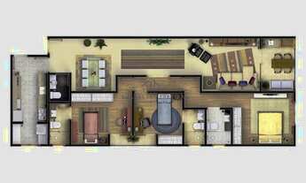 Imagem 2: Apartamento à venda no Centro de Indaiatuba-SP: 3 quartos, 3 suítes, 3 salas, 4 banheiros