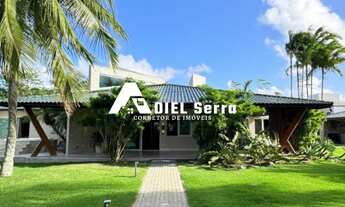 Imagem 2: Encontro das Águas - Alto luxo - 05 suítes com closet - Adega - Terreno com 5.978m² - Camp