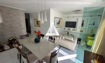 Imagem 3: Lauro de Freitas - 265m² total - 2 pavimentos - 4/4 com 3 suítes - Banheiro social - Área