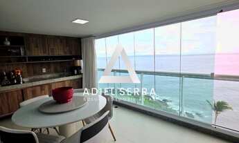 Imagem 2: Barra | 2/4 sendo 1 suíte | 96m² | Varanda gourmet | Vista mar | 2 vagas