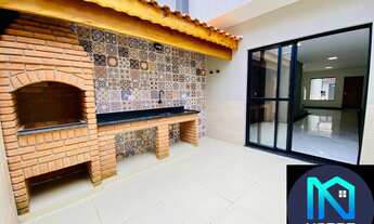 Imagem: Sobrado moderno com 3 quartos e 3 suítes