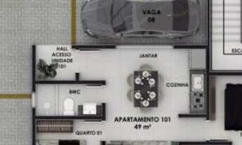 Imagem 3: Apartamento à venda em João Pessoa-PB, Bairro Bancários, 3 quartos, 1 suíte, 121m² de área