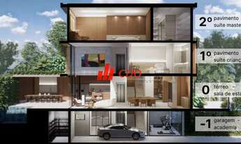 Imagem 3: Condomínio de alto padrão Palmares, no Brooklin sobrado com 4 suítes 3 salas,4 vagas, útil