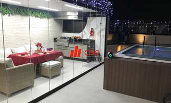 Imagem 4: Cobertura Duplex Reformada à venda Taboão da Serra-3 dormitórios,3 salas, 3 banheiros pisc