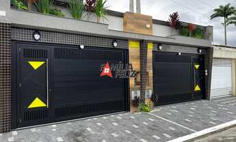 Imagem 2: Casa geminada, com 03 dormitórios, para venda em Praia Grande, Caiçara, lado praia