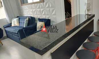 Imagem 2: Apartamento semi mobiliado na Vila Caiçara, 200 metros do mar