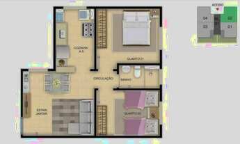 Imagem 7: Apartamento em condomínio fechado com 47M² em Spazio Salamanca Sorocaba-SP