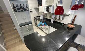 Imagem 4: Lindo apartamento duplex de 2 quartos, sendo 1 suíte, 81 m², todo reformado e mobiliado, à