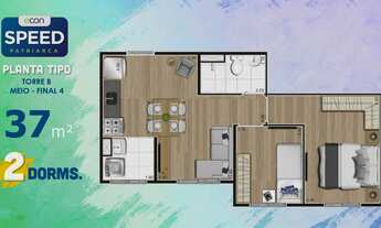 Imagem 6: GRANDE OPORTUNIDA PARA QUEM QUER MORAR DO LADO DO METRÔ COM ÁREA DE LAZER DE CLUBE