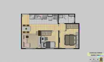 Imagem 7: 3 dormitórios, 1 suítes, 1 vaga na garagem, 63M² de Área Construída