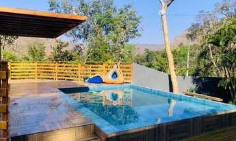 Imagem: Chalé 100 metros do clube Aqua Minas em