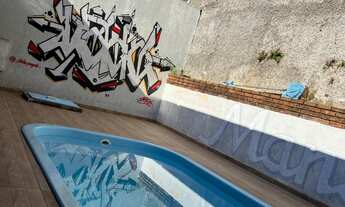 Imagem 5: À venda: Casa com piscina, área total 300m2, no Taboão, São Bernardo do Campo. Estuda Perm