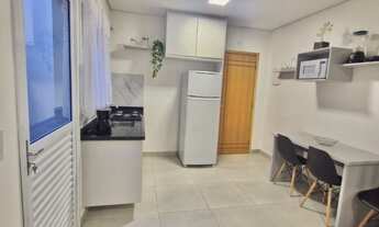 Imagem 7: Apartamento de 42m² mobiliado e pronto para morar, sem condomínio, com elevador na Vila Am