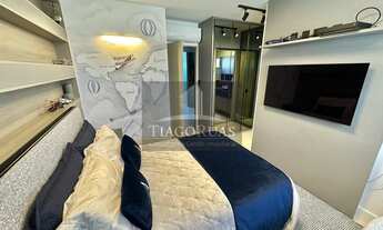 Imagem 4: Linda Cobertura, 374 m², com incrível vista mar, living com pé direito duplo e duas varand