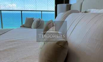 Imagem 6: Linda Cobertura, 374 m², com incrível vista mar, living com pé direito duplo e duas varand