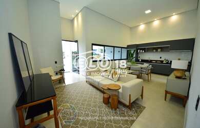 Imagem 2: CA06227- LINDA CASA TÉRREA COM 3 SUITE3S Á VENDA NO CONDOMÍNIO RESIDENCIAL BRÉSCIA / INDAI