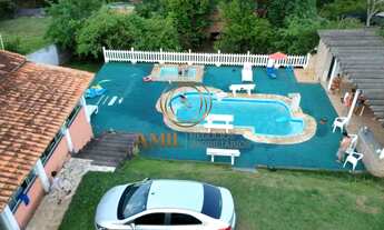 Imagem 1: Chácara com 1300 metros quadrados, casa de 2 Dormitórios, piscina, área de Churrasco. R