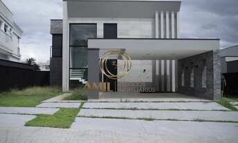 Imagem 2: RA AMIL NEGÓCIOS IMOBILIÁRIOS VENDE SOBRADO NOVO DE 580m² COM 5 SUÍTES EM CONDOMÍNIO FECHA