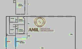 Imagem 4: Galpão para Locação/ Rio Comprido / 04 escritórios / 650 m² área construída / 800 m² terre