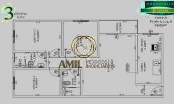 Imagem 5: Aluguel de apartamento no Grand Valle Elvira - Centro de Jacareí, 3 quartos, 1 suíte, 2 sa