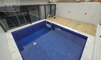 Imagem: Sobreposta Alta - área de lazer com piscina