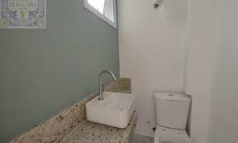 Imagem 7: Sobreposta Alta - área de lazer com piscina e churrasqueira - Embaré - Santos / SP