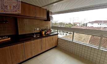 Imagem 6: Venda Apartamento Santos SP - mAr dOce lAr - moderno com sacada gourmet, mobiliado, excel