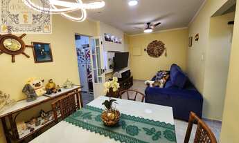 Imagem 2: Venda Apartamento Santos SP - mAr dOce lAr Sala ampla com 02 dormitórios na Ponta da Praia