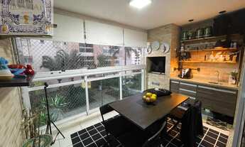 Imagem 5: Apartamento à venda na Ponta da Praia, Santos-SP: 2 quartos, sala com varanda gourmet, chu