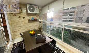 Imagem 6: Apartamento à venda na Ponta da Praia, Santos-SP: 2 quartos, sala com varanda gourmet, chu