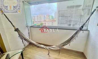 Imagem 5: Venda Apartamento Santos SP - mAr dOce lAr com sacada vista mar, vaga demarcada, mobiliado