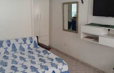 Imagem 7: Kitnet mobiliada, a apenas uma quadra da praia, pertinho da rua Trabulsi, em Santos-SP.