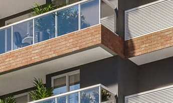 Imagem: Apartamento com dois quartos sem Jardim