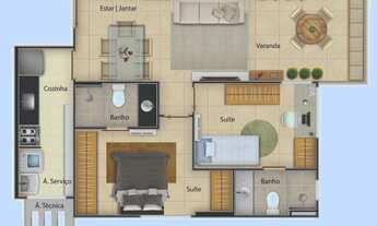 Imagem 2: NOVO APARTAMENTO COM 2 QUARTOS E 1 SUÍTE / ITAPOÃ - VILA VELHA