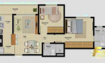 Imagem 2: VIVENDA TROPICAL CONDOMÍNIO CLUBE / UM EMPREENDIMENTO QUE CABE NO SEU BOLSO!