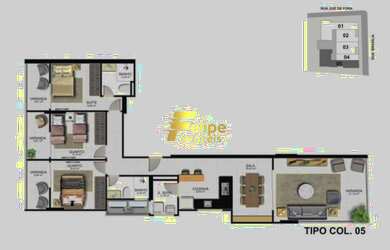 Imagem 14: NOVO EMPREENDIMENTO IMOBILIÁRIO SURGINDO! APARTAMENTO DE 03 QUARTOS, SENDO 01 SUÍTE, LAZER