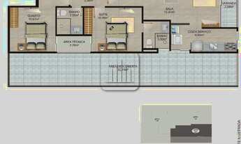 Imagem 4: Novo lançamento à venda em Guarapari-ES: Apartamento de 1 quarto na Praia do Morro com 55m