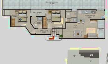 Imagem 3: Novo lançamento à venda em Guarapari-ES: Apartamento de 1 quarto na Praia do Morro com 55m