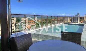 Imagem 2: Flat de 16m² à venda, 180m da praia, posição leste, com vista mar, em Manaíra - JP